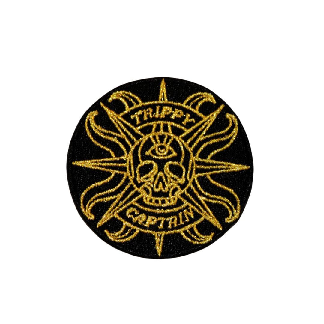Trippy Captain Trippy Captain Patch Black and Gold