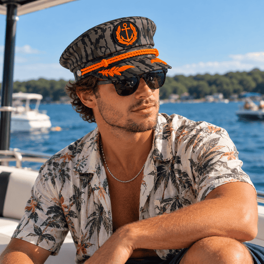 Captain Hat Co. Hat Camo Captain Hat