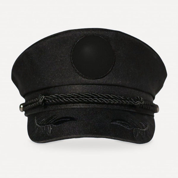 Blacked Out Captain Hat