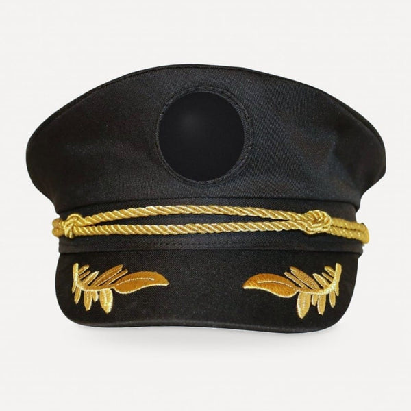 Midnight Gold Captain Hat