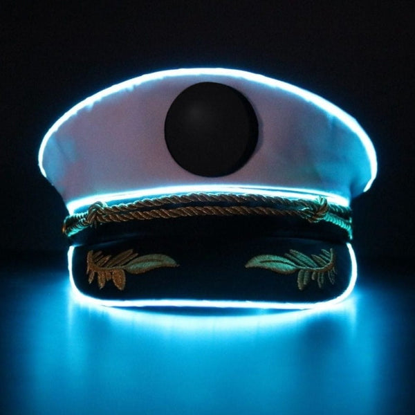 Neon Captain Hat – Blue