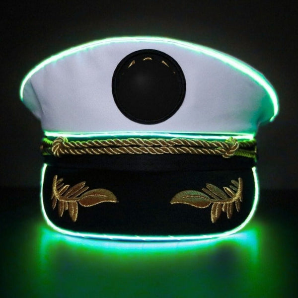 Neon Captain Hat – Green