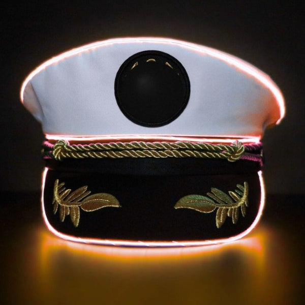 Neon Captain Hat – Orange