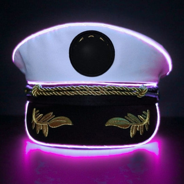 Neon Captain Hat – Pink
