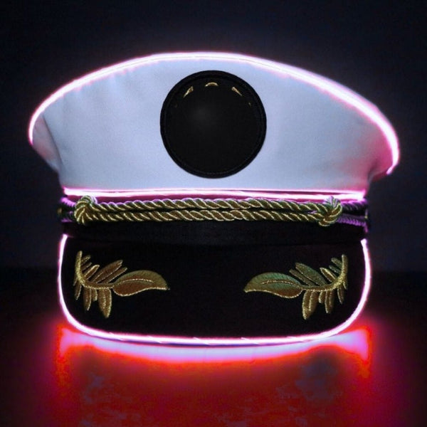 Neon Captain Hat – Red