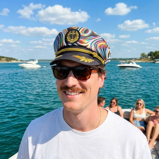 Trippy Captain Chromatic Captain Hat