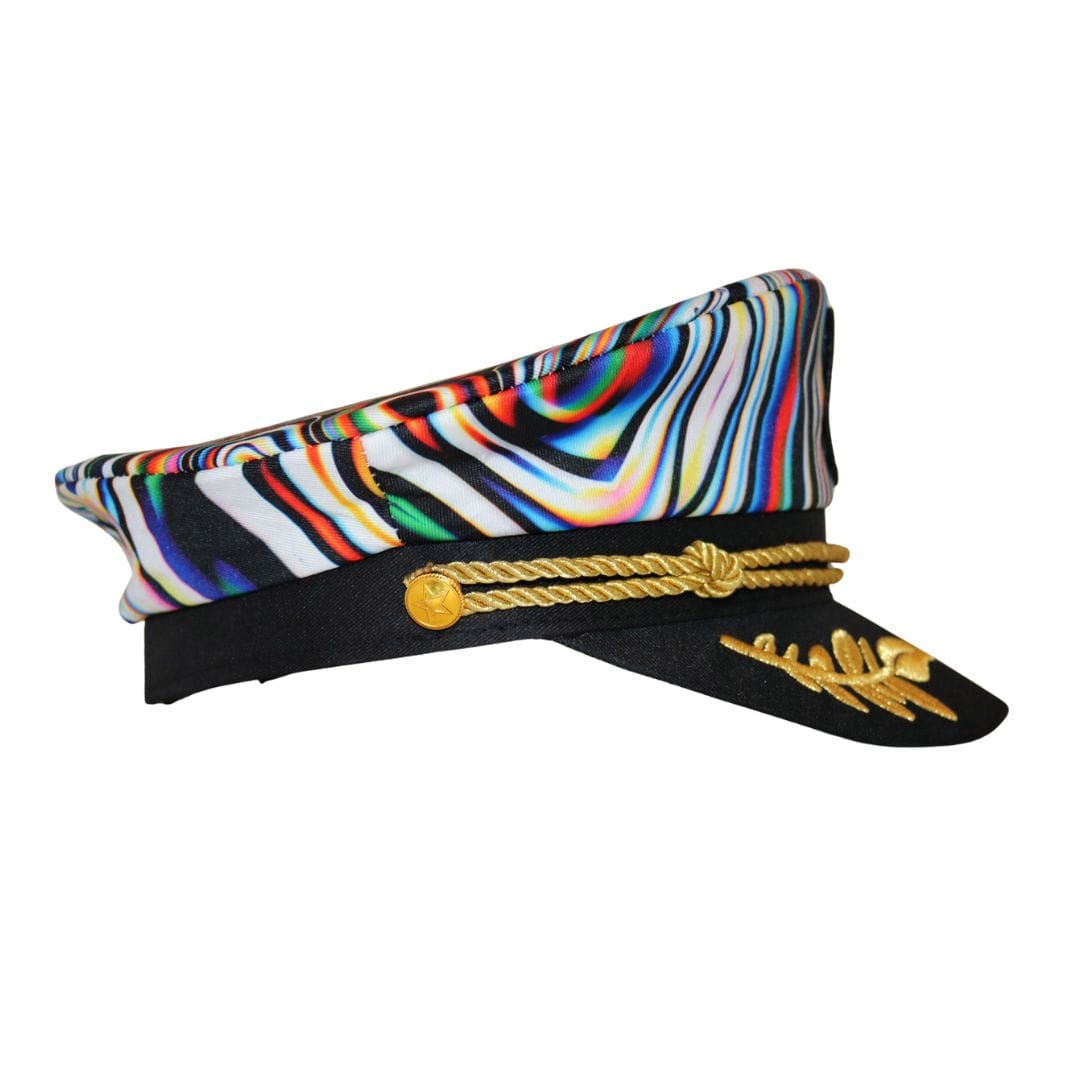 Trippy Captain Chromatic Captain Hat-Pre-Order