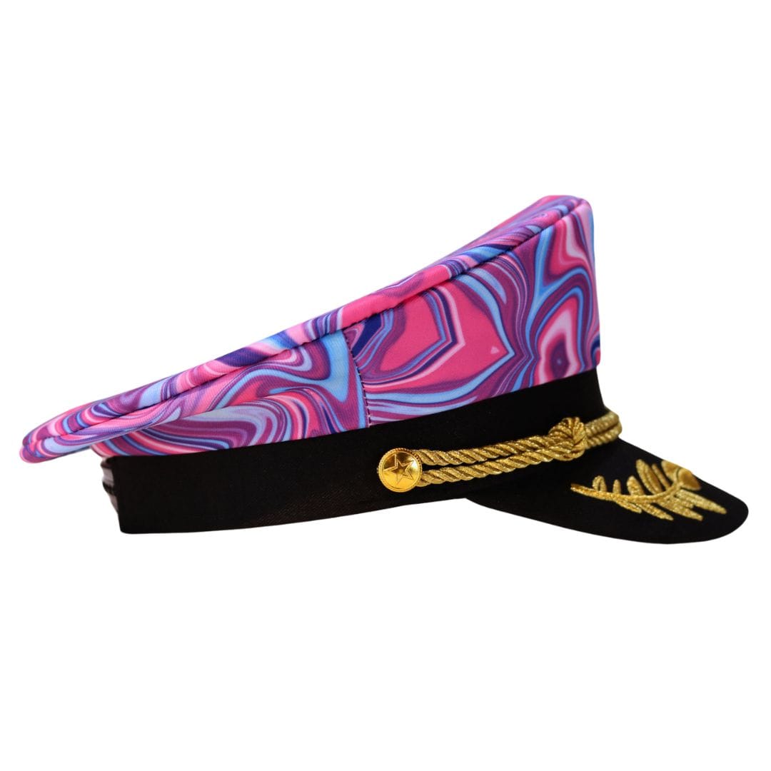 Trippy Captain Cosmic Captain Hat