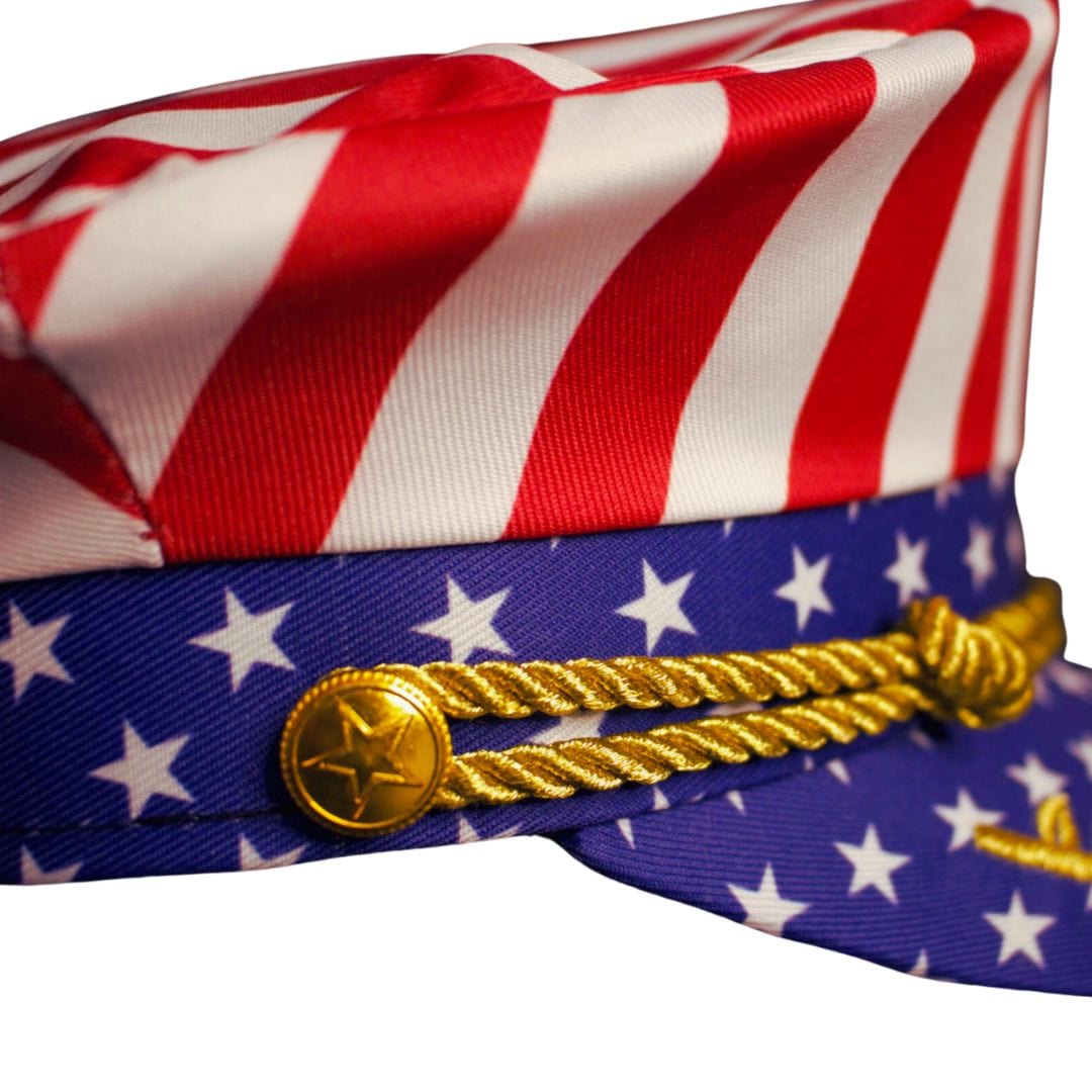 Trippy Captain Hat Merica Captain hat