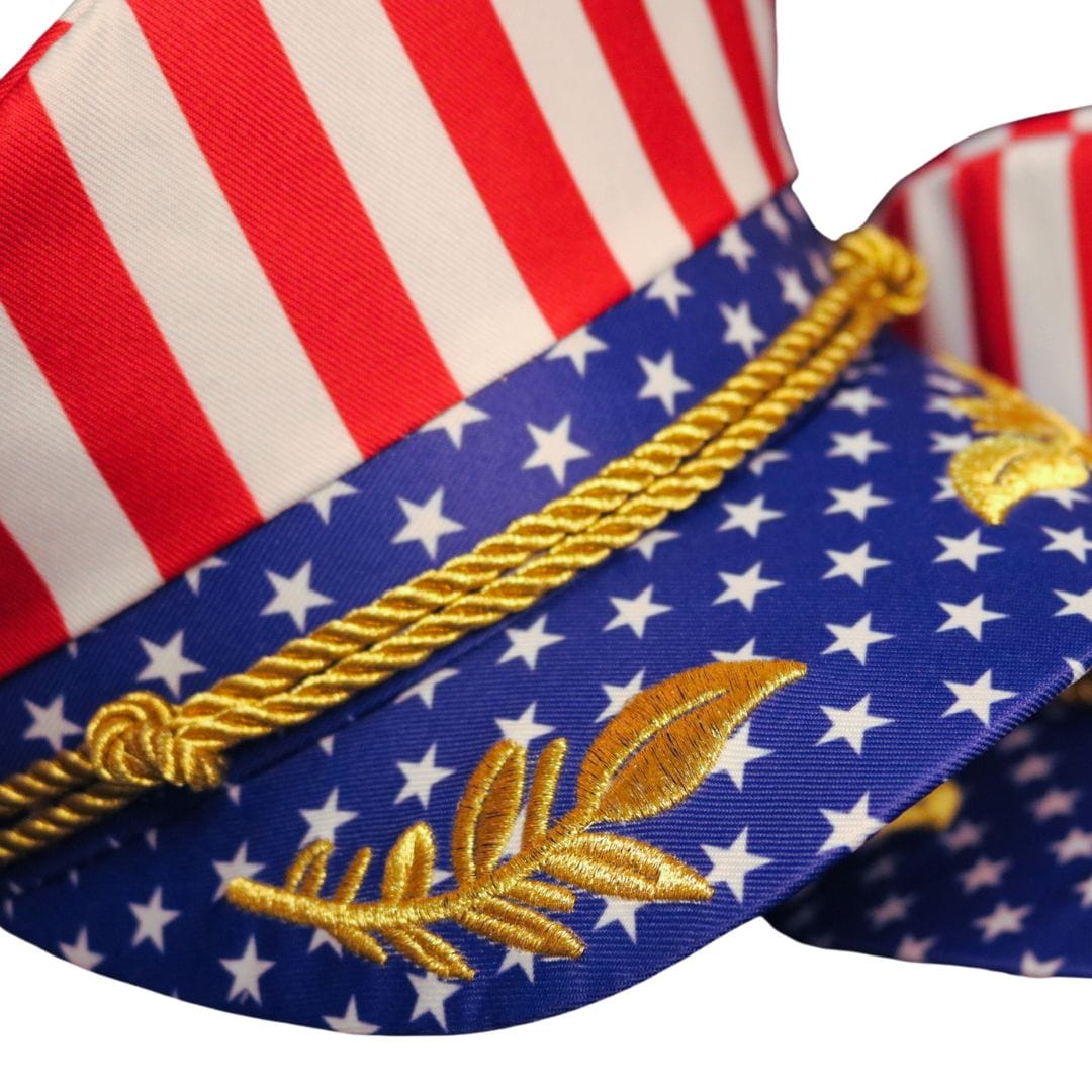 Trippy Captain Hat Merica Captain hat