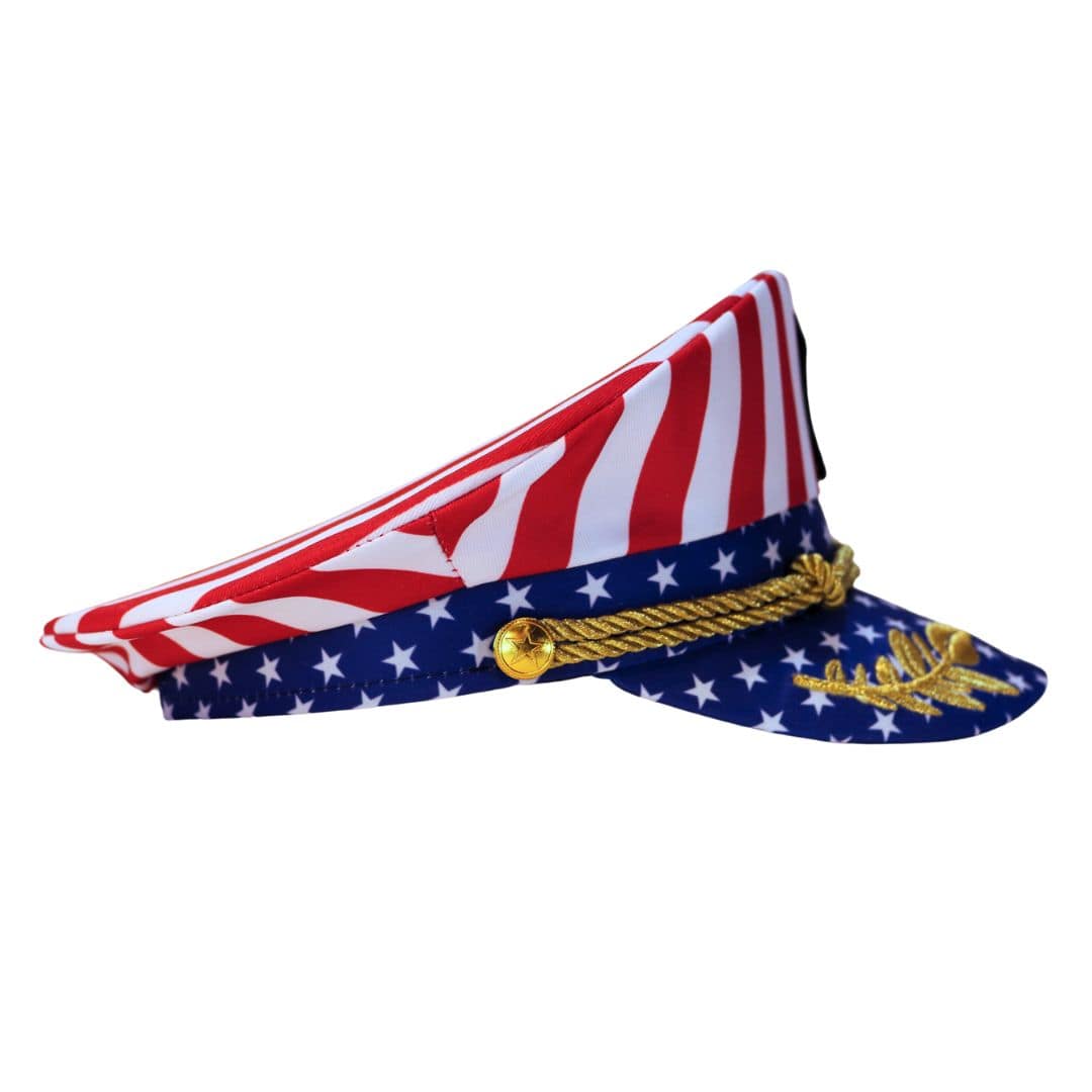 Trippy Captain Hat Merica Captain hat
