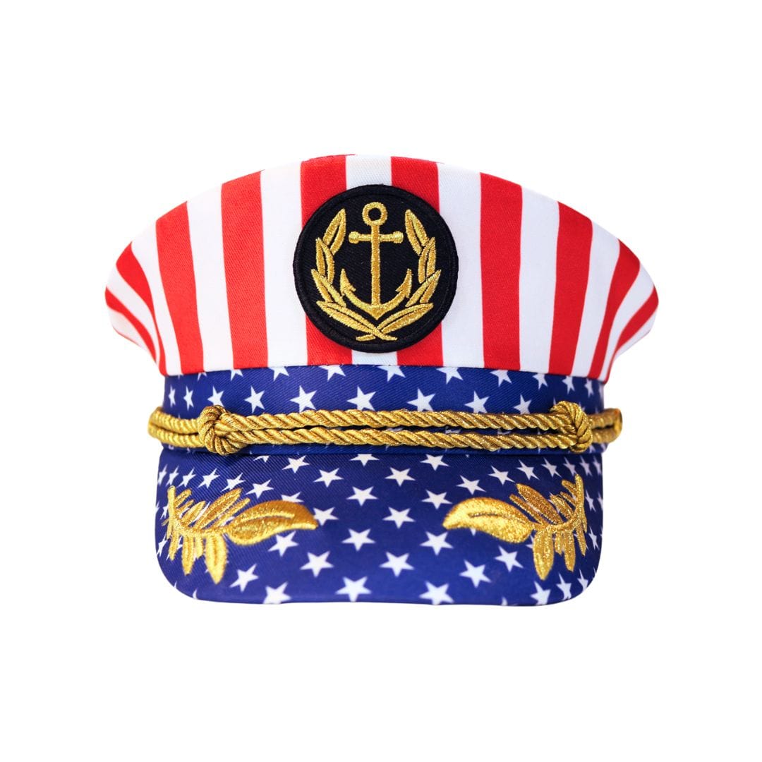 Trippy Captain Hat Merica Captain hat