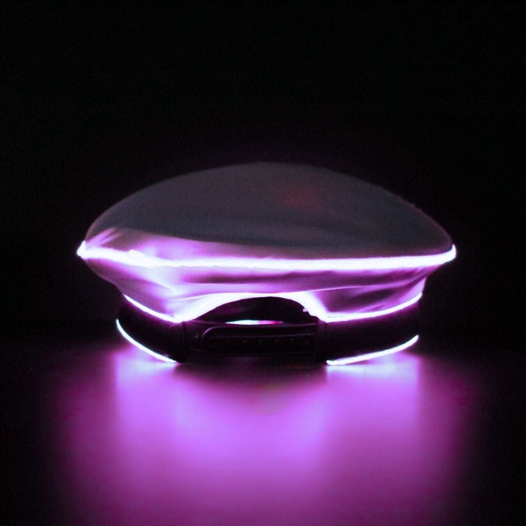 Trippy Captain Hat Neon Captain- Light Up Hat