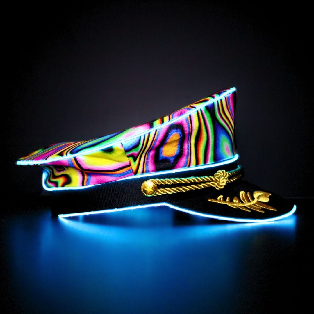 Trippy Captain Hat Trippy Captain- Neon Light Up Hat