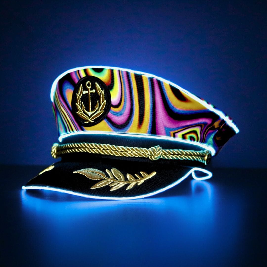 Trippy Captain Hat Trippy Captain- Neon Light Up Hat