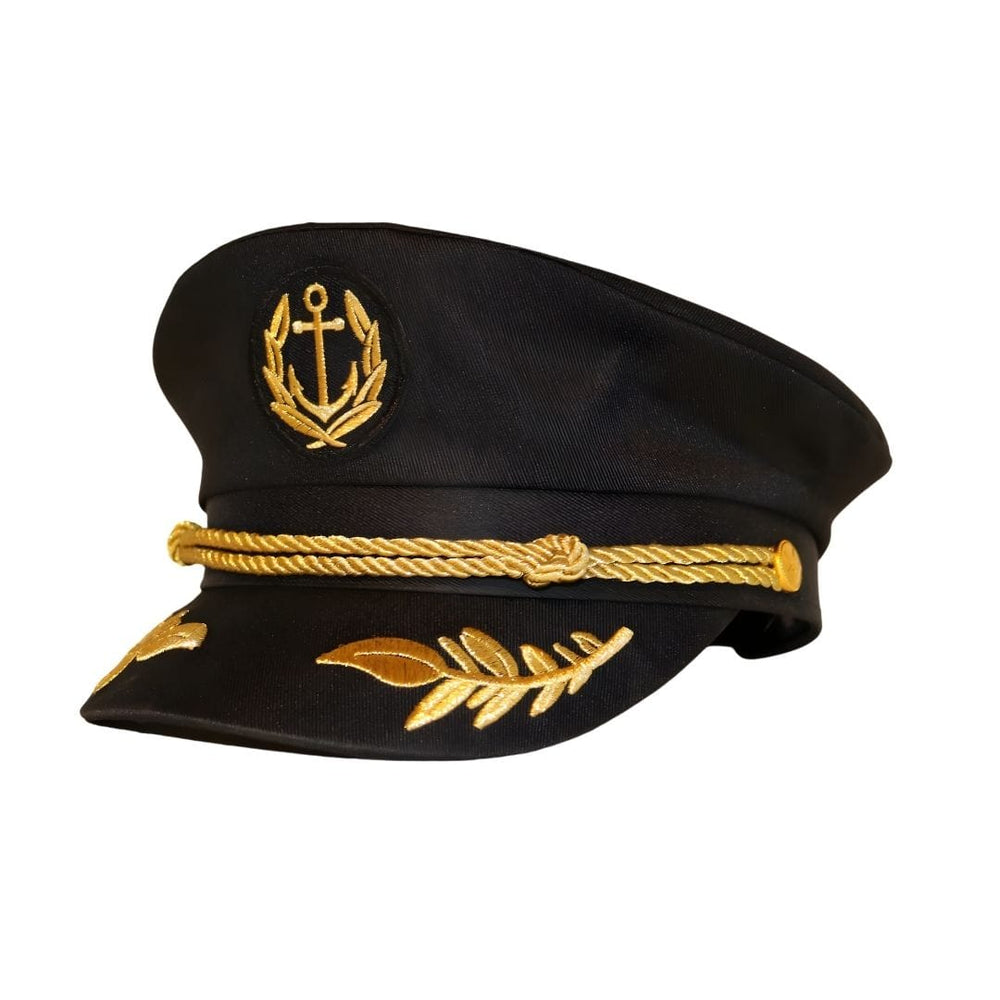 Trippy Captain Midnight Gold Captain Hat