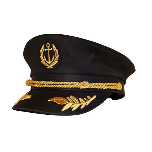 Trippy Captain Midnight Gold Captain Hat