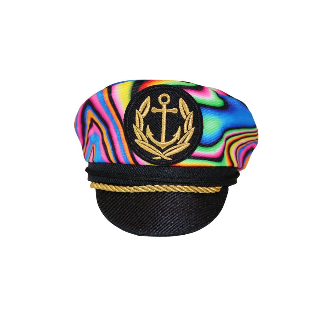 Trippy Captain Pet Captain Hat