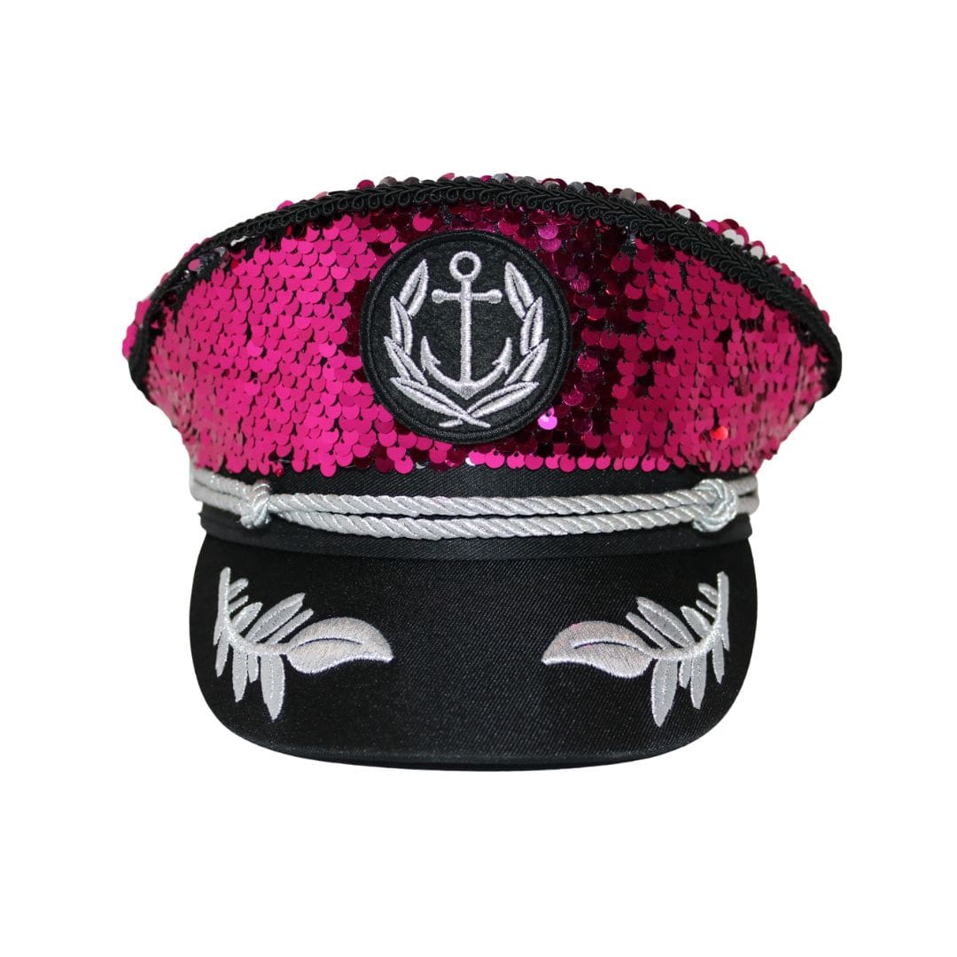 Trippy Captain Sequin Captain Hat