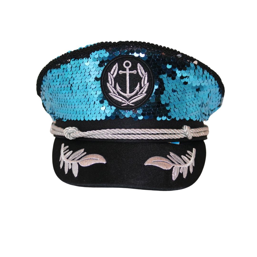 Trippy Captain Sequin Captain Hat