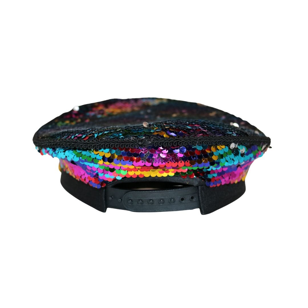 Trippy Captain Sequin Captain Hat