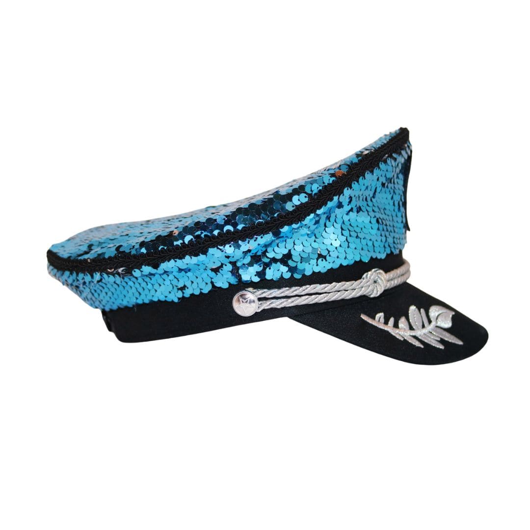 Trippy Captain Sequin Captain Hat