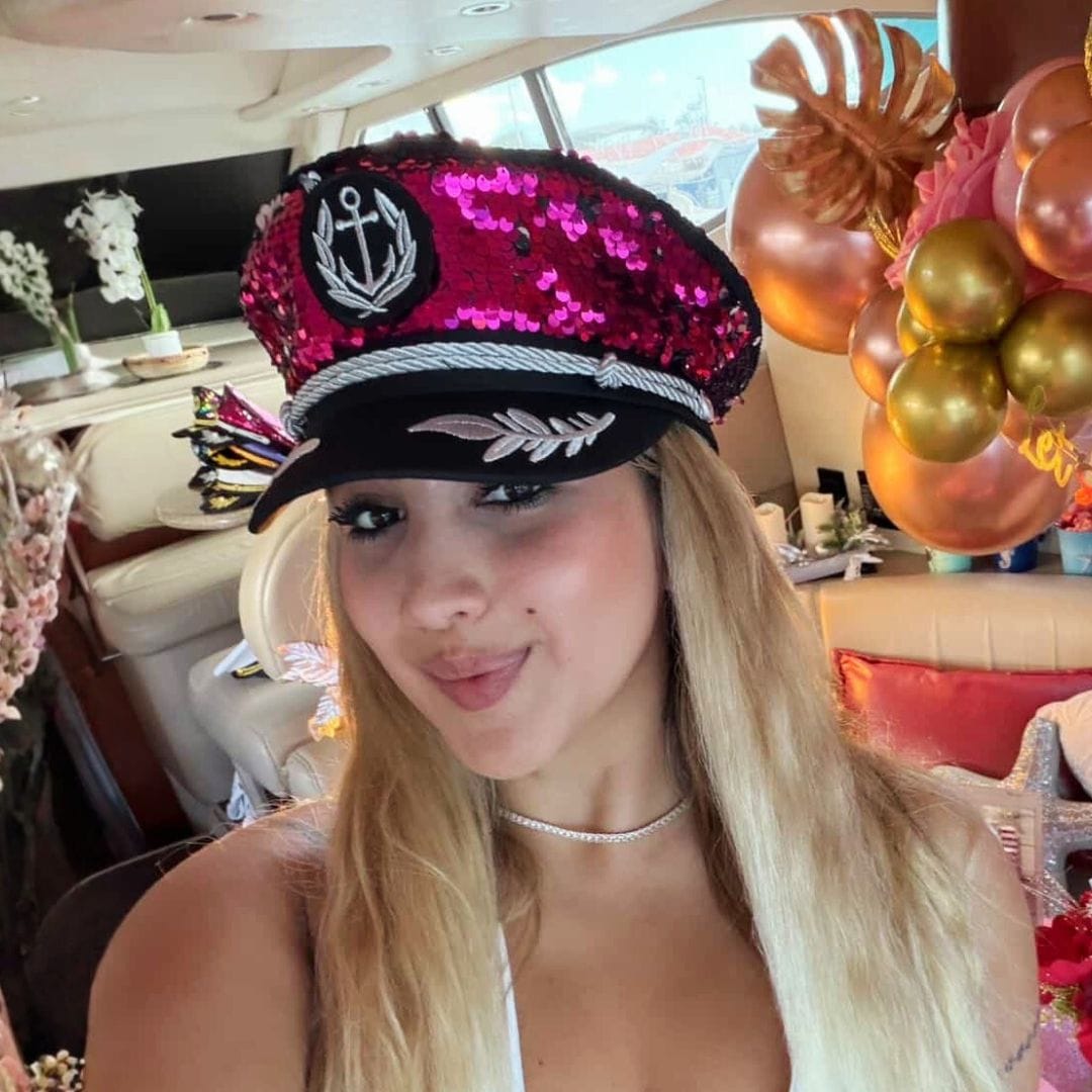 Trippy Captain Sequin Captain Hat